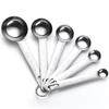 AOOSY Measuring Spoon Set of 6, Flour Measuring Spoon, Made of Stainless Steel, Exported To Europe and America