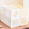 Складной штабелируемый органайзер-контейнер с вентиляцией и полыми стенками, экономичный вариант для хранения дома, в поездке, в общежитии