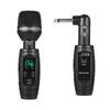 Wireless Transmitter and Receiver UHF Wireless Guitar Transmitter Receiver with Microphone for