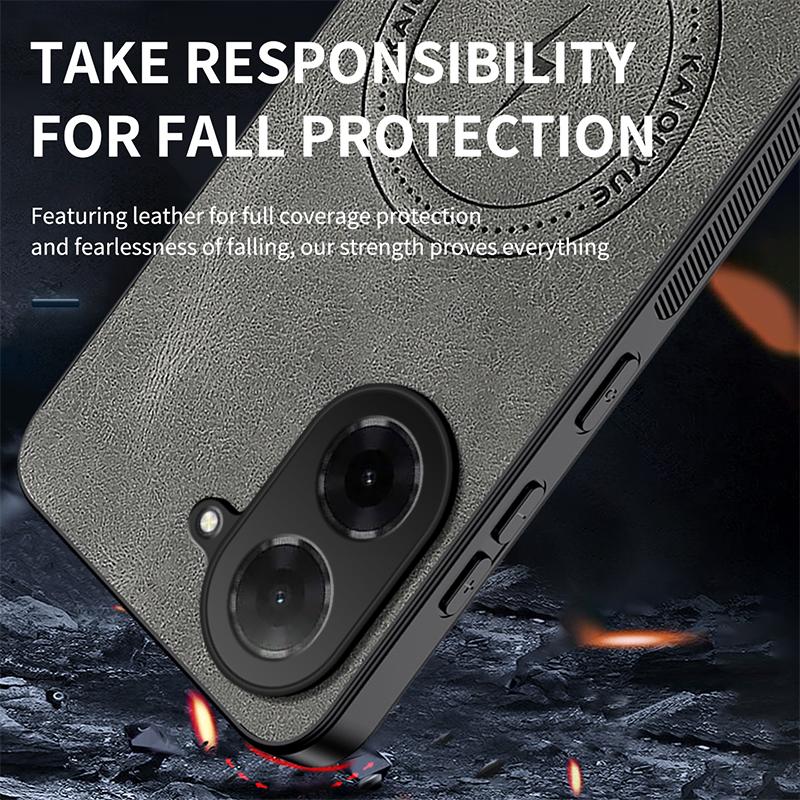 For Xiaomi Redmi A5 4G (171.7mm) Magnetic Case WANLONFENG SD Series PC TPU Phone Cover with 2Pcs Screen Film