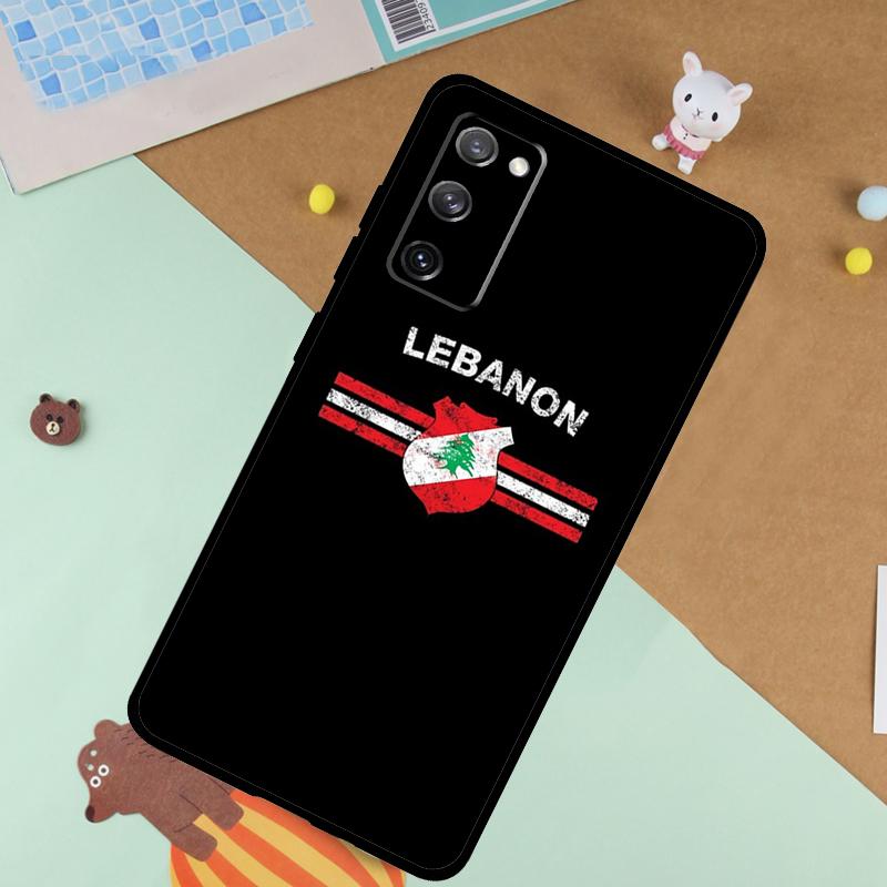 Lebanese Lebanon Flag Soft Case For Samsung Galaxy S25 Ultra S9 S10 S20 FE S21 S22 S23 Plus S24 Ultra Funda Cover
