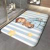 Animation C-Curious George Floor Mat Soft Flannel Entrance Door Mat Non Slip Absorbent Bathroom Bedroom Floor Rug