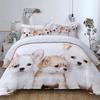 3D Постельное белье Милый Пес Домашний питомец С принтом Одинарный Двуспальный Набор пододеяльников Твин Фул Квин Кинг Сайз Комплект постельного белья для Ребенка Мальчика Девочки Дома Кровать