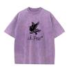 Хлопковая футболка Винтажная с коротким рукавом Lil Peep Cry Baby Y2K Американский Ретро Футболка Мужская Женская Летние Футболки