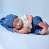 Реалистичная 19-дюймовая кукла Bebe Reborn, мягкое на ощупь тело Levi, спящая кукла для новорожденных с окрашенной кожей, кукла Rebirth для детей, рождественский подарок