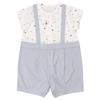 Baby Castle Short Sleeve Combination Size Little Made In Japan Romper, 80, Star,
