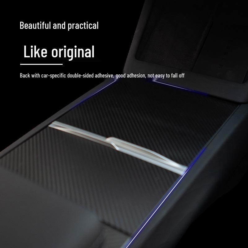 Tesla Model 3 Highland Console Protective Film - Wear-Resistant Patch