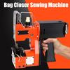 Портативная электрическая швейная машина 100 Вт, запечатывающая машина, 220 В, промышленная машина для шитья ткани с адаптером