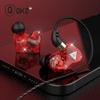 QKZ SK7 Dual Drive HiFi Wired Headphones Super Bass Earphone Sport Headset Music Earphones Noise Reduction Earbuds for Xiaomi