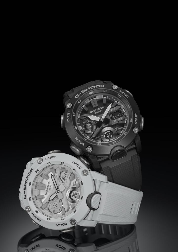 Часы Casio G-Shock GA-2000S-1AJF Мужские Черные со Структурой Защиты Карбонового Сердечника (Официальный японский продукт)