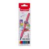 Case of 6 Colored Felt-tip Pens Bruynzeel Assortment