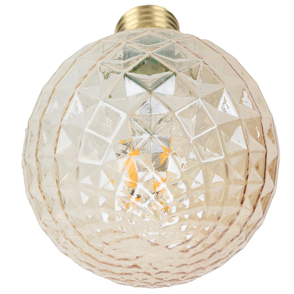 220V LED Decorative Bulb E27 4W G95 Glass Bulb High Brightness Filament Lamp Vintage Light Bulb for Living Room Bedroom