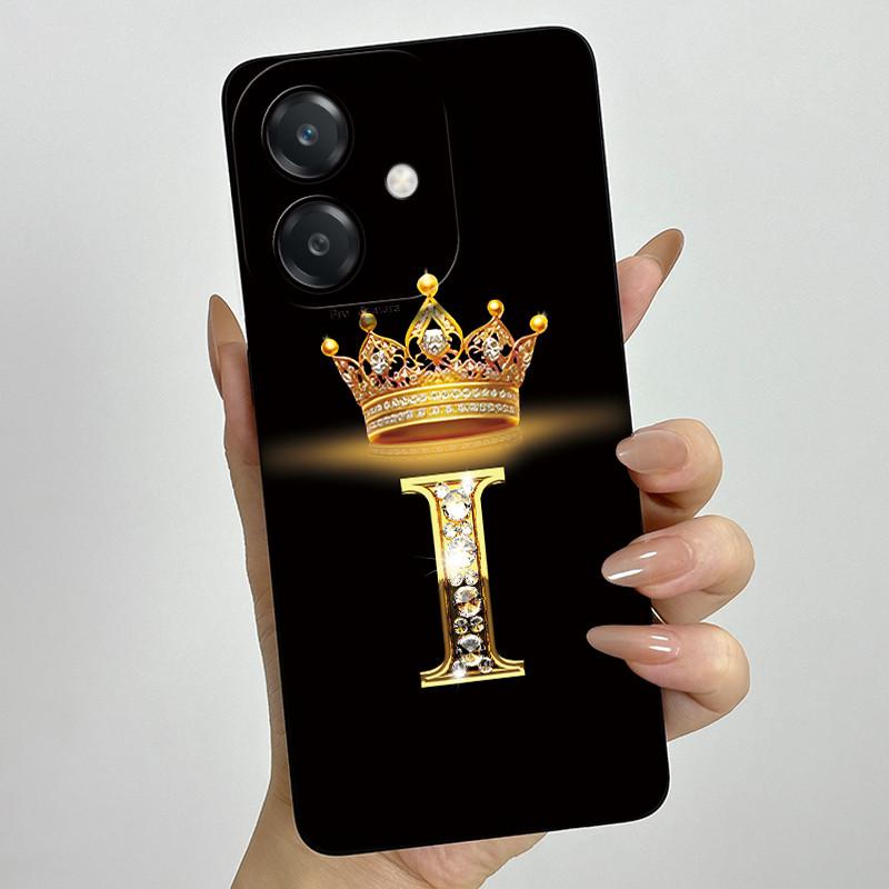 Чехол для Oppo A60 5G Силиконовый Чехол с Буквой Короны Ударопрочный Чехол Для OPPO A3 5G CPH2683 Чехол Для OPPO A3X A 3X A40 A40m 4G Чехол для Телефона