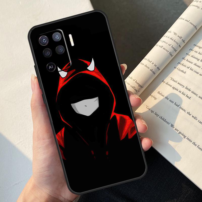 Чехол 'Женщина-дьявол' для Oppo A58 A98 A78 A18 A38 A60 A80 A40 A77 A57 A17 A74 A54 A94 A96 A76 A16 A15 A5 Pro