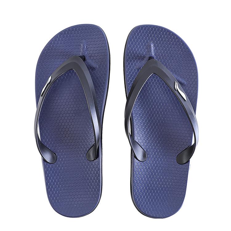 Li-Ning Comfortable Trendy Anti-Wear Anti-Slip Quick-Dry Flip-Flops Men Footwear Black Blue LNXV955-2
