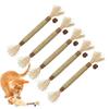 5Pcs Silver Vine Sticks Cat Toys Silvervine Chew Stick Kitty Raffia Grass Pet Supplies Cleaning Teeth Stick Pet Bite Cat Toy