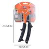 Mini Rivet Gun Heavy Duty Hand Riveter with 4 Interchangeable Heads 3/32"-1/8"-5/32"-3/16" for Pop Rivet Gun Kit Durable