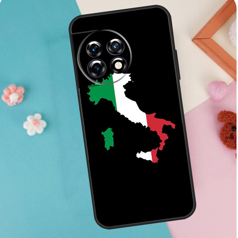 Чехол Флаг Италии Для OnePlus 13T 10T 8T 10R 12R 13R 15R 11 12 13 15 Nord CE 5 2 3 4 Lite N20 N30 Обложка