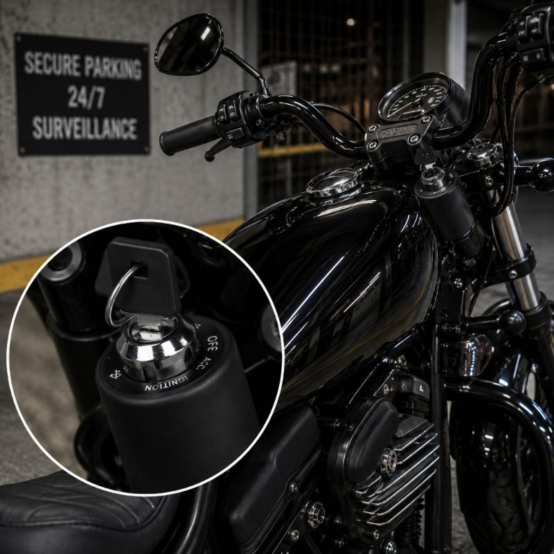 71441-94 48154-05A Комплект замка зажигания мотоцикла с клеммным проводом для ремонта блокировки руля и работ по техническому обслуживанию