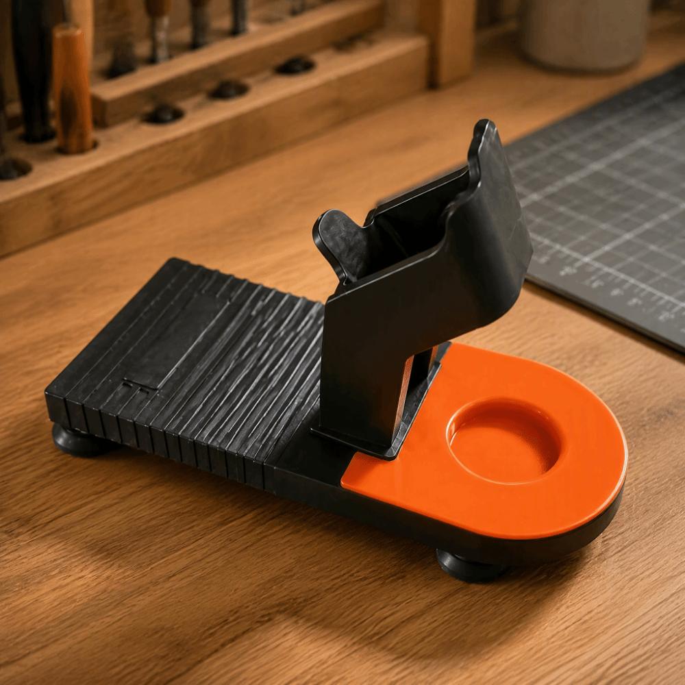 Durable Melt Glue Sticks Stand Suction Cup Base Hot Melt Glue Heater Base Organizer Storage Rack