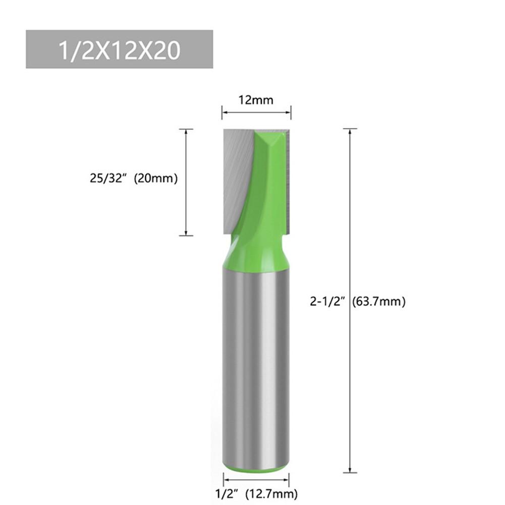 1PC 12.7mm Router Bits Cleaning Bottom Engraving Shank Milling Cutter