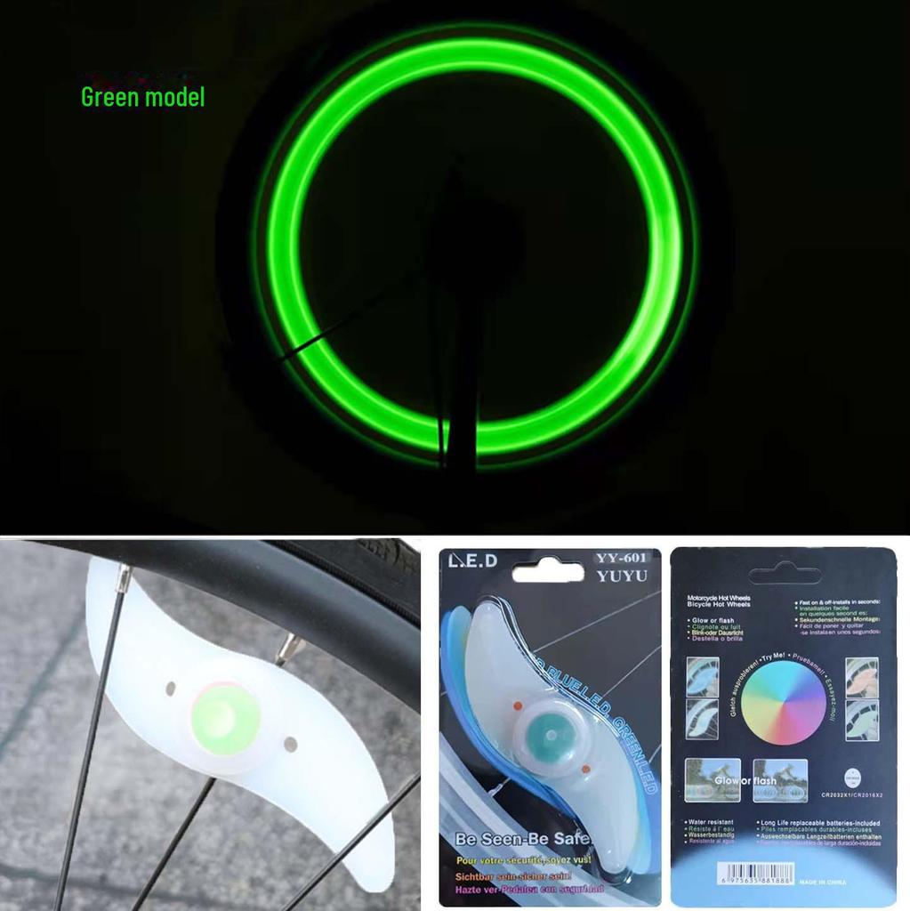 Красочные ивовые листья велосипедные спицы фонари для горных велосипедов - Hot Wheels Bike Accessories