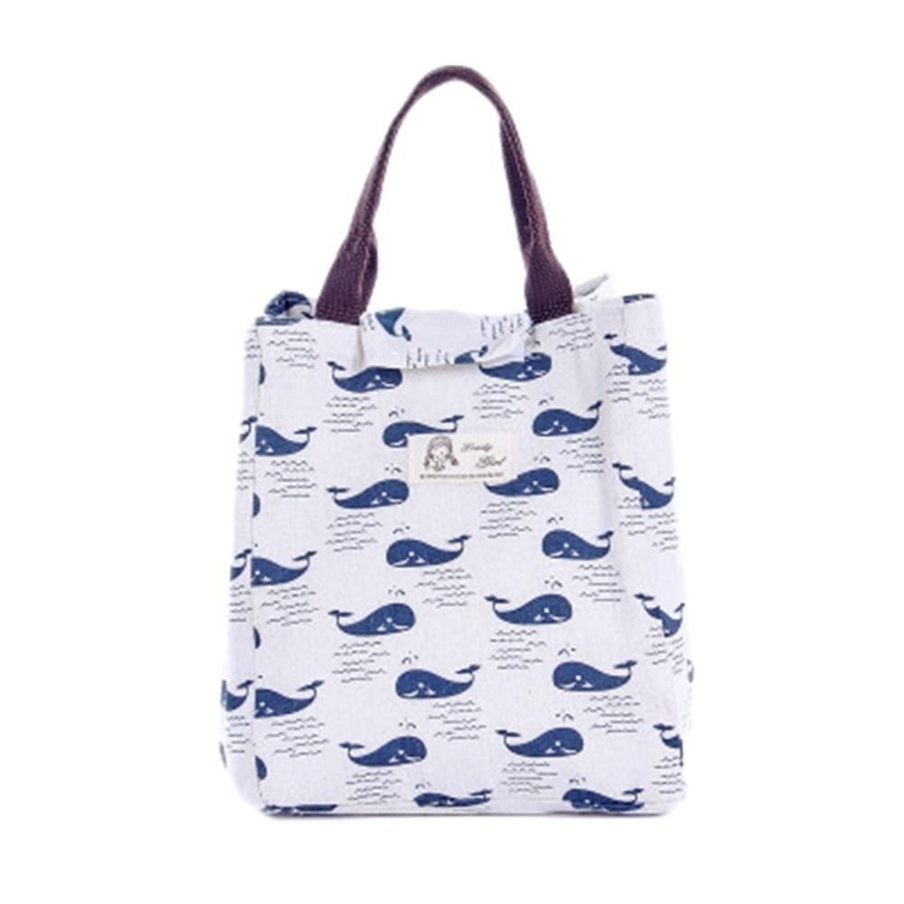 Сумка-холодильник Bento Bag с рисунком из мультфильма, сумка для пикника, контейнер для ланча, сумка-пенал, кошелек