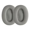 Kwmobile 2x Headphone Cover Compatible with Sony Replacement Ear Pads Cushion PU Leather Gray MDR-1000X / WH-1000XM2 -