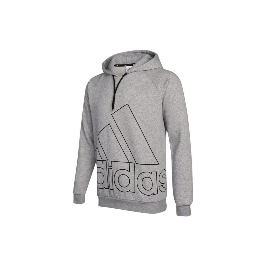 Adidas Sweatshirts Men's Gray Hooded Moderate Regular HB5091