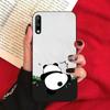 Anime Cute Panda Phone Case For Huawei Honor 10 lite 9 20 7A 9X 30 50 60 70 pro plus Soft Silicone Cover