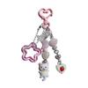 Y2K Creative Personality Kitten Keychain Cute Cartoon Cat Keyring Phone Lanyard Ins Style Girly Key Holder Camera Pendant