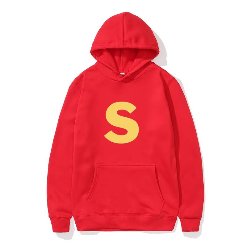 Alvin and The Chipmunks Shrek Print Hoodie Men Women Autumn Winter Thick Fleece Casual Oversized Pullover Streetwear Top