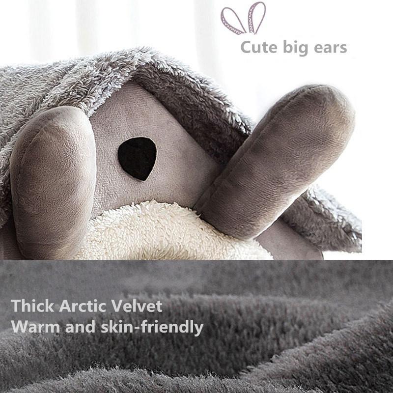 Крытая Зимняя Теплая Уютная Палатка-Будка Кошачье Гнездо Подушка Съемная Корзина Дом для Питомца