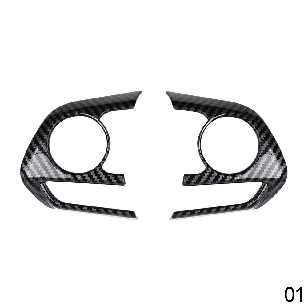 2 шт. Автомобильный руль кнопки панели крышка отделка наклейка для Toyota RAV4 Corolla E210 2019 2020 2021 2024 RAV 4 XA50 аксессуары