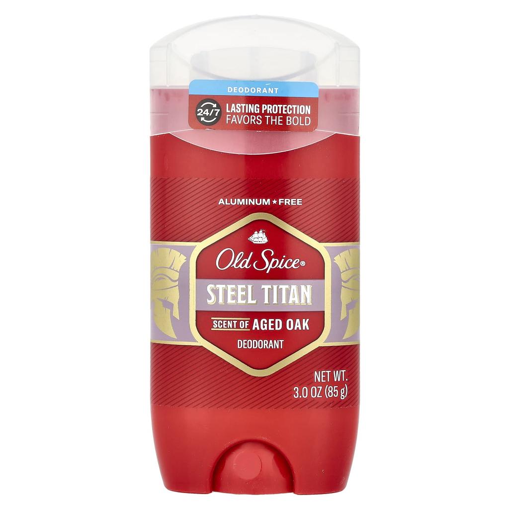 Steel Titan Deodorant, Aged Oak, 85G(3Oz)