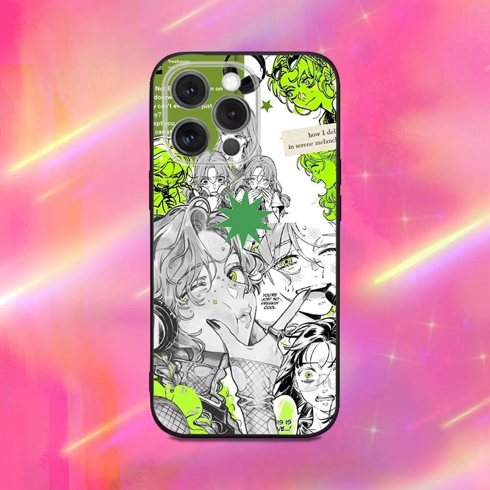 Aya Osawa Mitsuki Koga MitsuAya Phone Case For iPhone 16,15,14,13,12,11,Pro,Max,Plus,XS,XR,SE,8,7,Mini,Soft Silicone Black Case