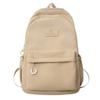 Stylish Unisex Korean Trendy Backpack For High School Students In Solid Colors