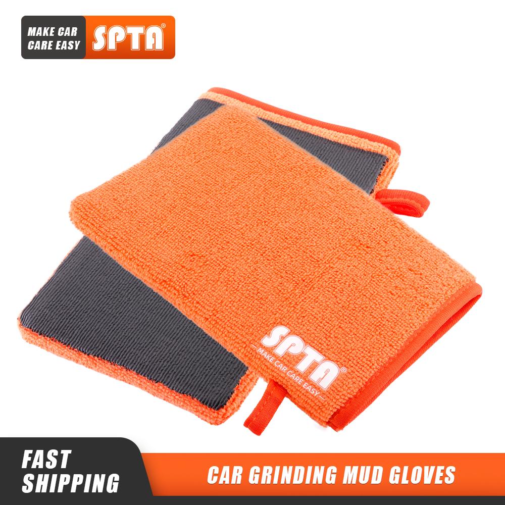1PC SPTA Clay Bar Mitt Glove Detailing Cleaning Towel Cloth Car Wash Quickly Removes Debris from Your Paint Glass