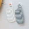 Plastic Washboard for Laundry Portable Mini with Convex Points, Compact Non-Slip Scrub Small Board Board, Hand-held Supplies Collars Cuffs Socks