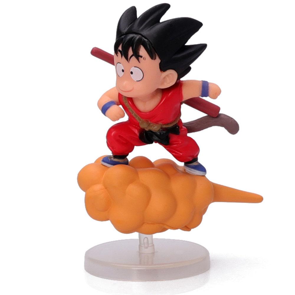 Dragon Ball Z Flying Son Goku on Somersault Clouds Creative Car Decoration Action Figure GK Model Collectible Hobby Toys Gift