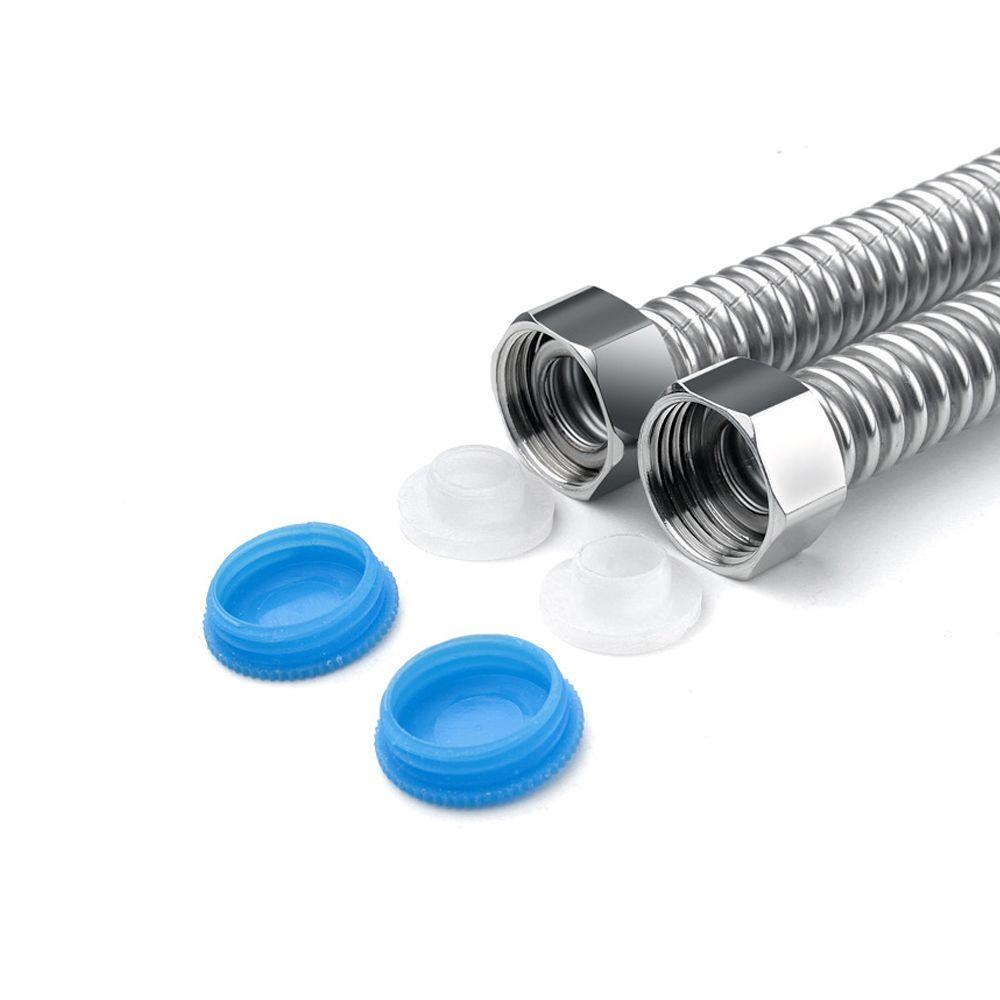 Thickened Stainless Steel Extendable Home Plumbing Hose Tube Water Heater Connector Corrugated Pipe