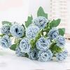 Lifelike Lilac Simulation Bouquet Realistic Non-fading Easy To Care Home Decoration Versatile Artificial Flower Bouquet