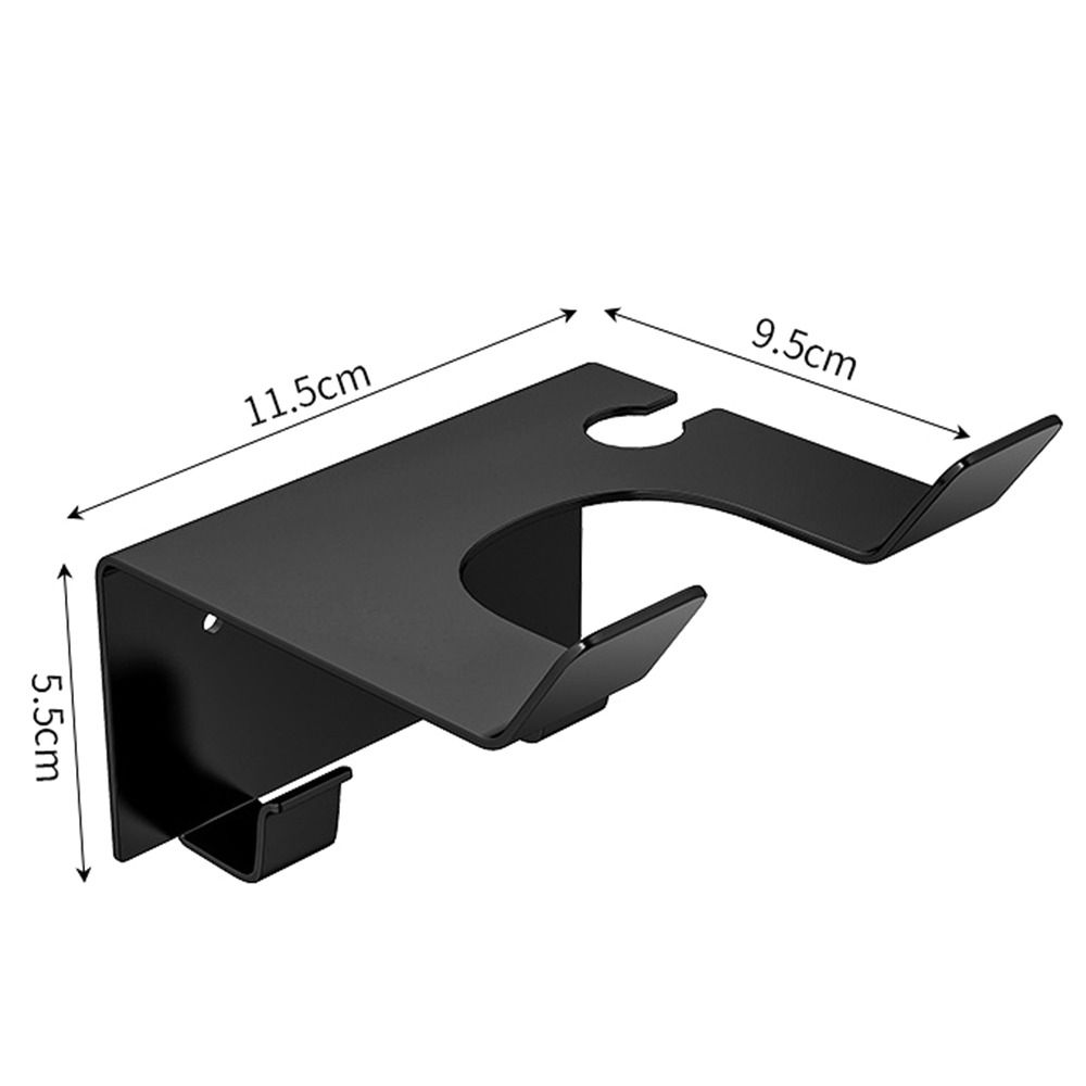Wall-Mounted Hairdryer Support Rack Metal Bathroom Shelf Hair Dryer Holder  Washroom Stylist Tool