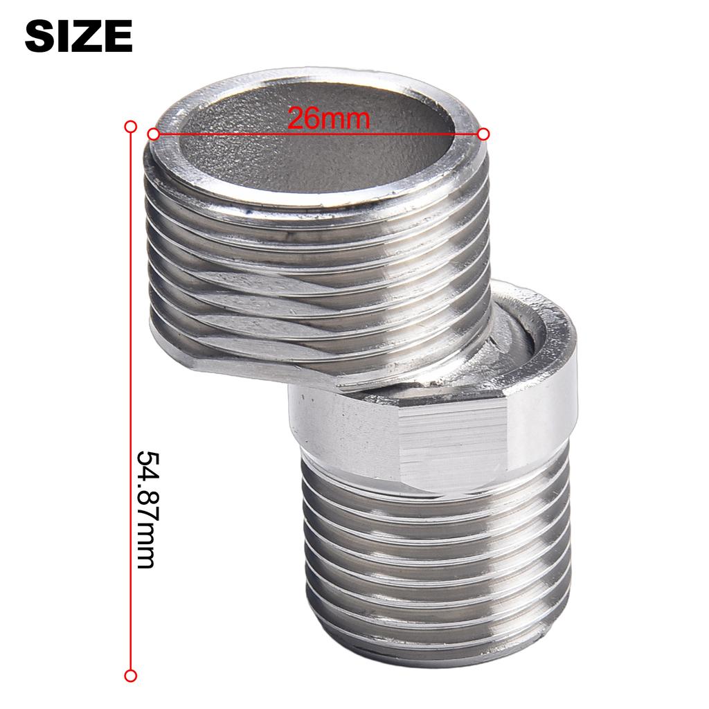 Регулируемый на 360 градусов кран Угловой изогнутый эксцентриковый винт Угловой душевой удлинитель Адаптер для кухни для ванной комнаты