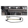 PCI E Adapter Card Temperature Display PCI E Riser Board Card with 1X Adapter 1x To 16x Extension
