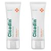Cicadin Rescue Мягкий солнцезащитный крем SPF50+ PA++++ 40 мл x 2 шт. - Ненано-минеральный солнцезащитный фильтр для чувствительной кожи