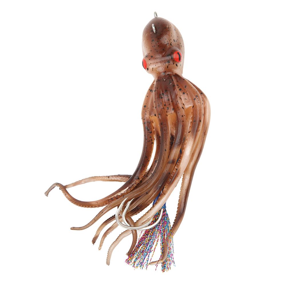 Реалистичные рыболовные приманки-осьминоги Струйные приманки-осьминоги Приманки для рыбалки с парусной лодки 180 г