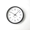 KATOMOKU Muku Clock 11 Black Wall Clock with Continuous Second Diameter km-94BK Hand, 30.6cm (quartz Clock)