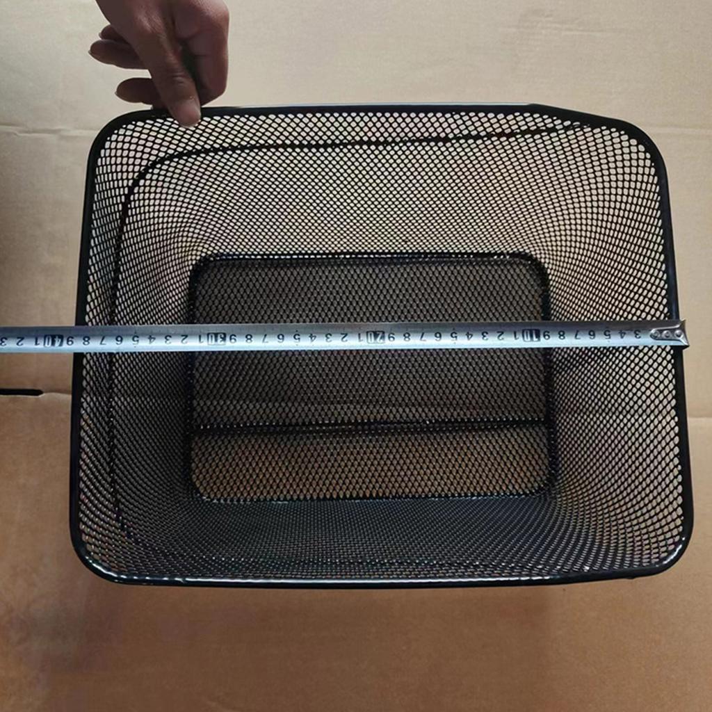 Задняя велосипедная корзина Устойчивая к ржавчине Большая вместимость Металлическая велосипедная багажная полка Для детского велосипеда Электровелосипеда