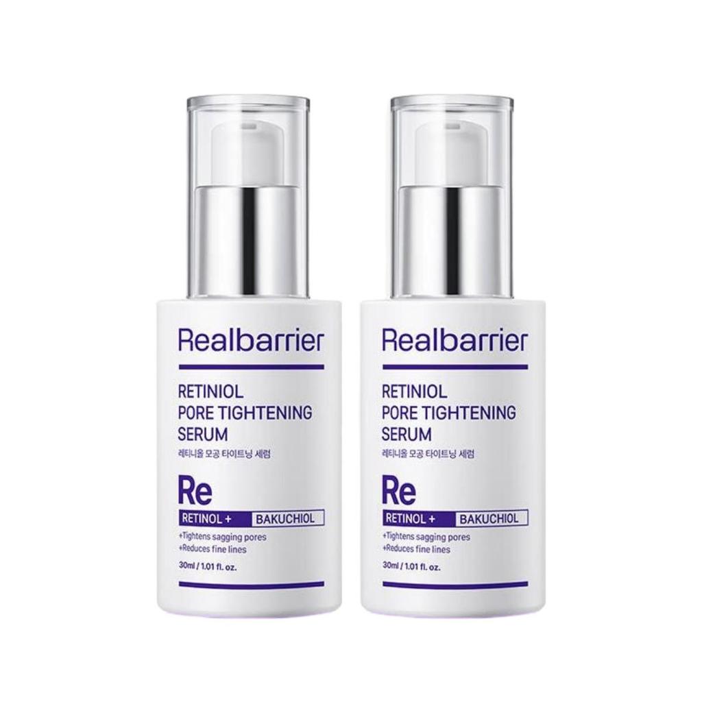 Real Barrier Retiniol Pore Tightening Serum 30ml x 2ea Pore Refining and Elasticity Care